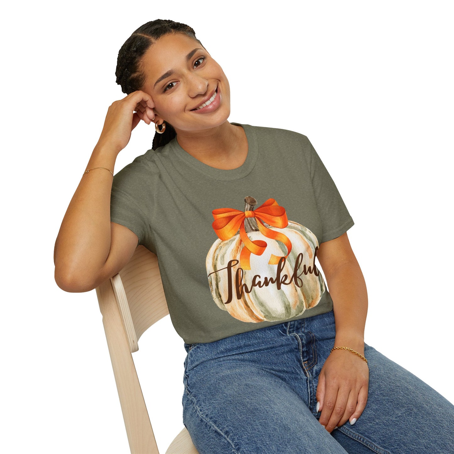 Cute Thankful Pumpkin T-Shirt