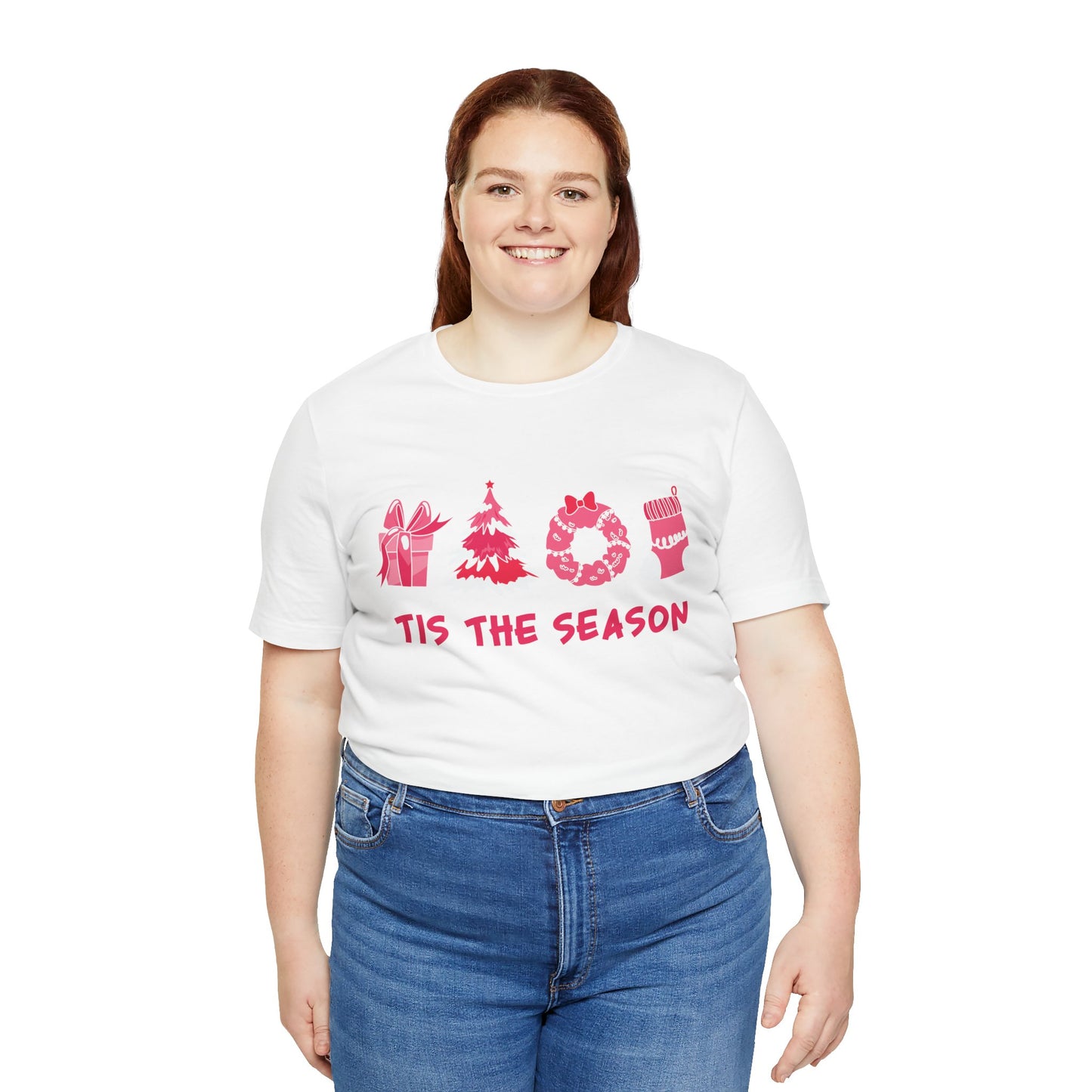 Pink Tis The Season Christmas Tee - Unisex Tee