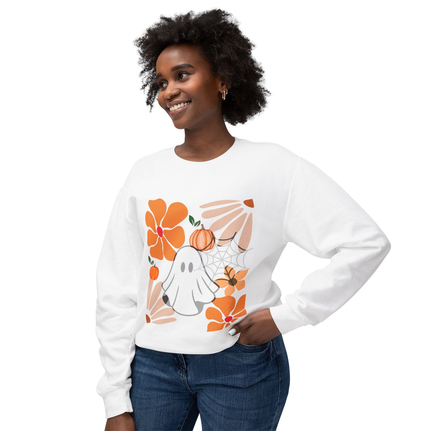 Boho Ghost Crewneck Sweatshirt