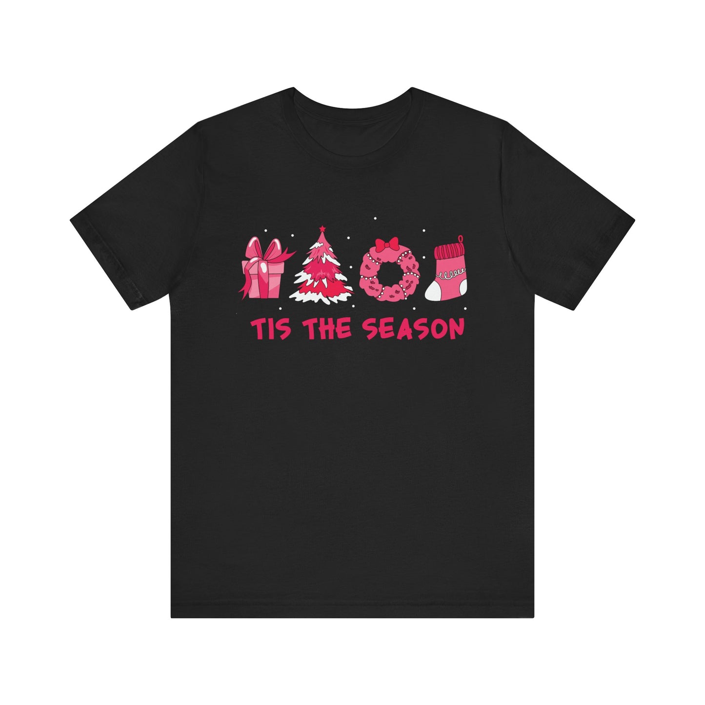 Pink Tis The Season Christmas Tee - Unisex Tee
