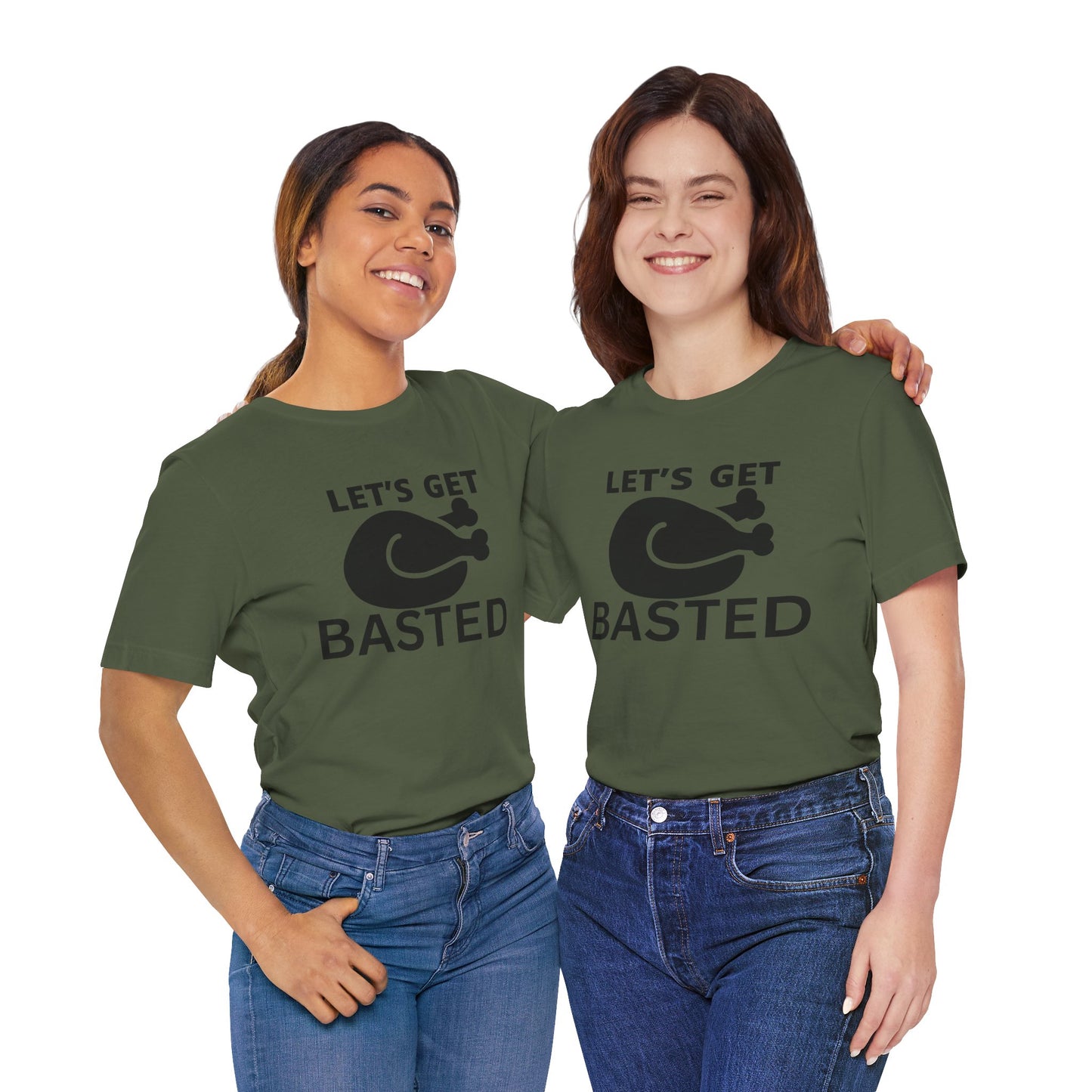 Get Basted Thanksgiving Tee - Unisex Jersey Short Sleeve Tee -
