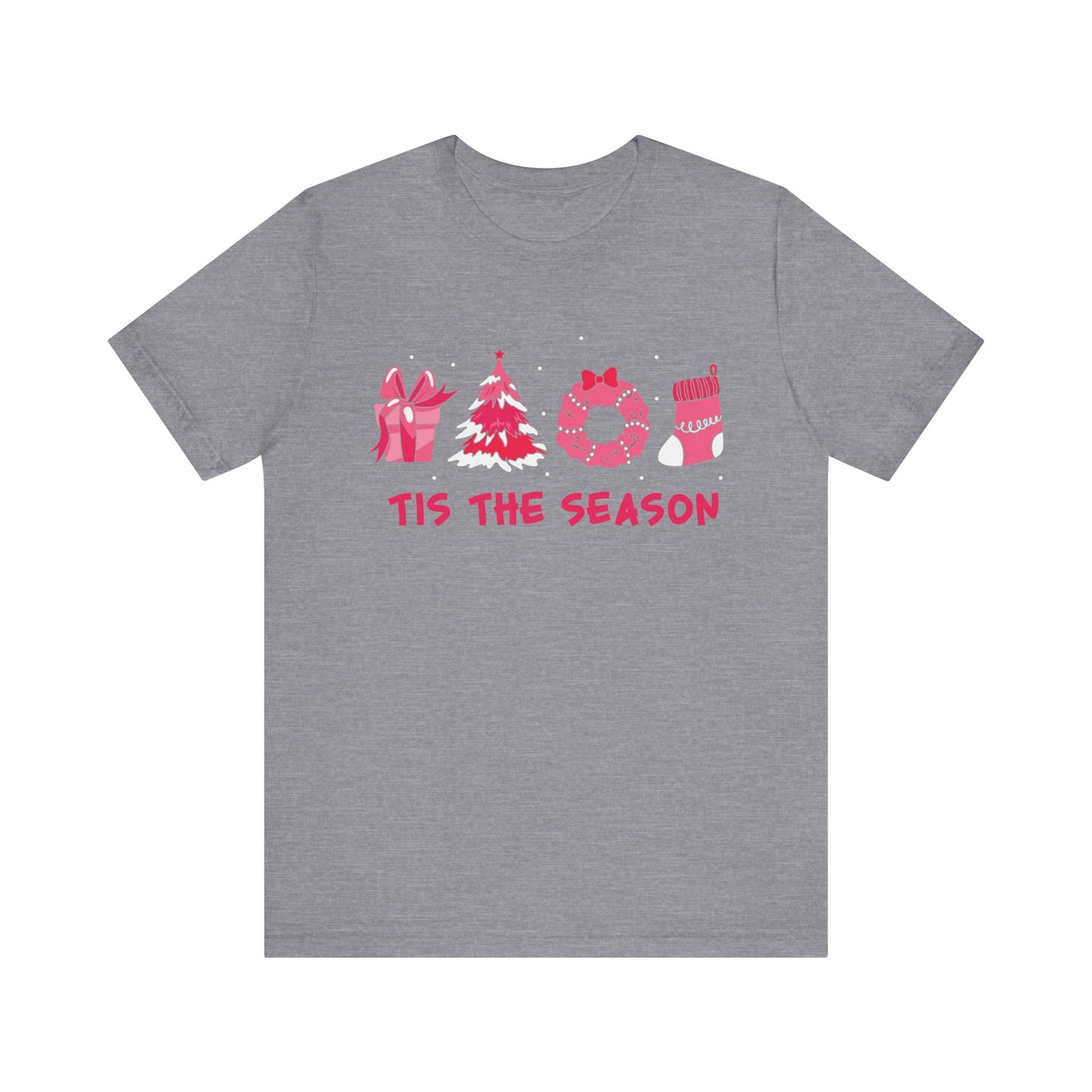 Pink Tis The Season Christmas Tee - Unisex Tee
