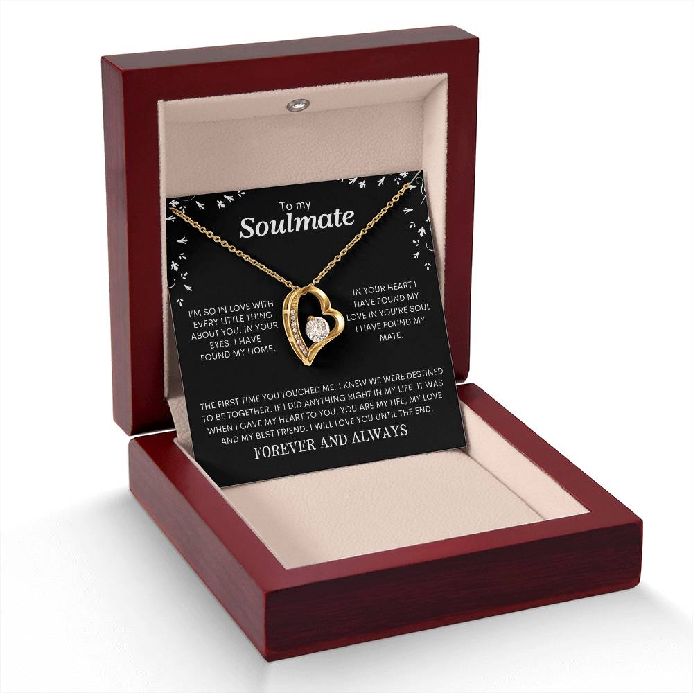 To My Soulmate | Forever Love Necklace