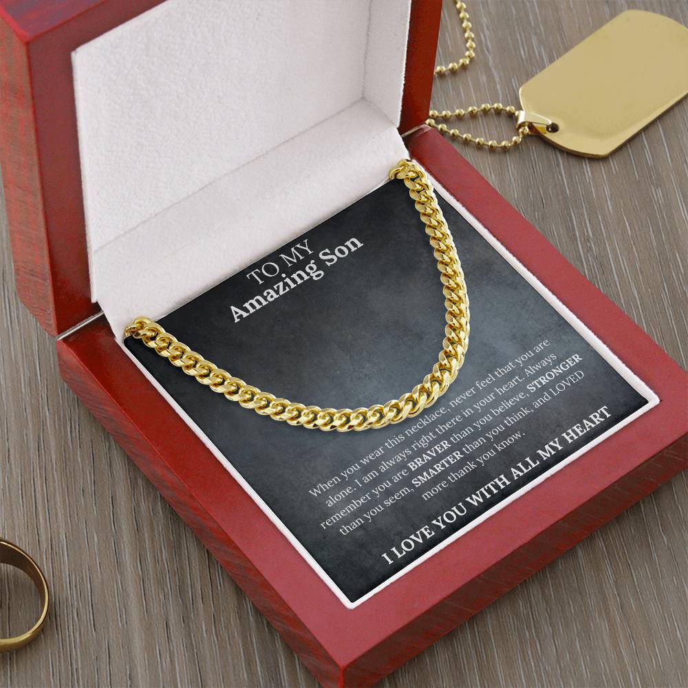 To my Amazing Son Necklace