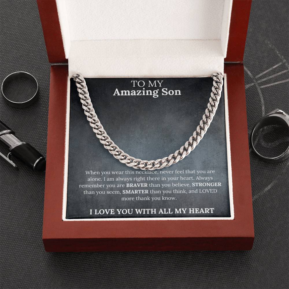 To my Amazing Son Necklace