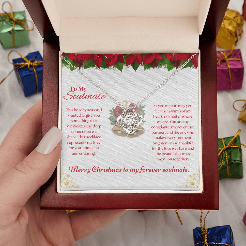 To My Soulmate Merry Christmas Necklace