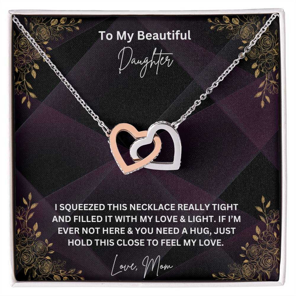 To My Beautiful Daughter Necklace, Love Mom