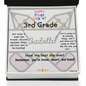 First Day of 3rd Grade – Personalized Name Necklace ✨