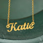 First Day of Kindergarten – Personalized Name Necklace ✨