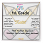 First Day of 1st Grade – Personalized Name Necklace ✨