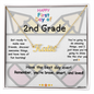 First Day of 2nd Grade – Personalized Name Necklace ✨