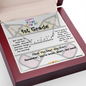 First Day of 1st Grade – Personalized Name Necklace ✨