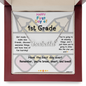 First Day of 1st Grade – Personalized Name Necklace ✨