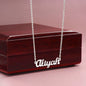 First Day of Kindergarten – Personalized Name Necklace ✨