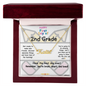 First Day of 2nd Grade – Personalized Name Necklace ✨