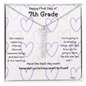 First Day of 7th Grade – Personalized Name Necklace ✨ Vertical