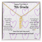 First Day of 7th Grade – Personalized Name Necklace ✨ Vertical