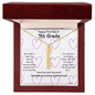 First Day of 7th Grade – Personalized Name Necklace ✨ Vertical