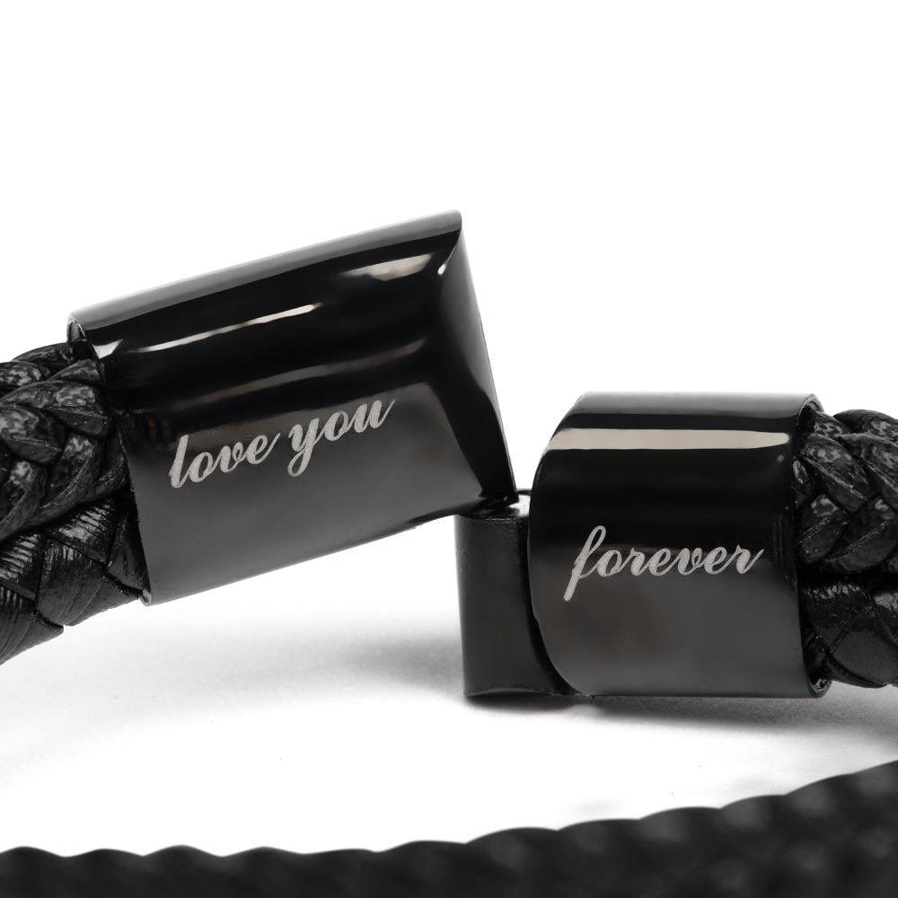 To My Son, Never Forget That I Love You Bracelet- Love Mom