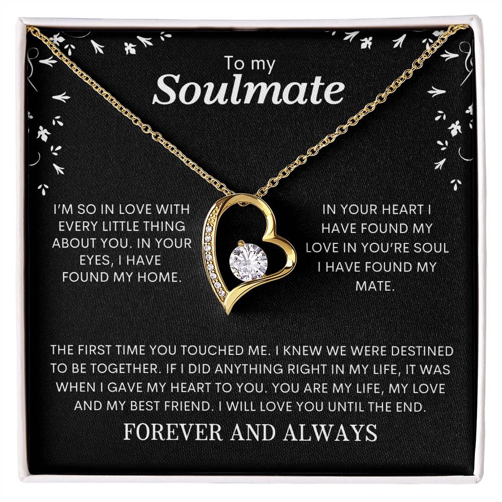 To My Soulmate | Forever Love Necklace