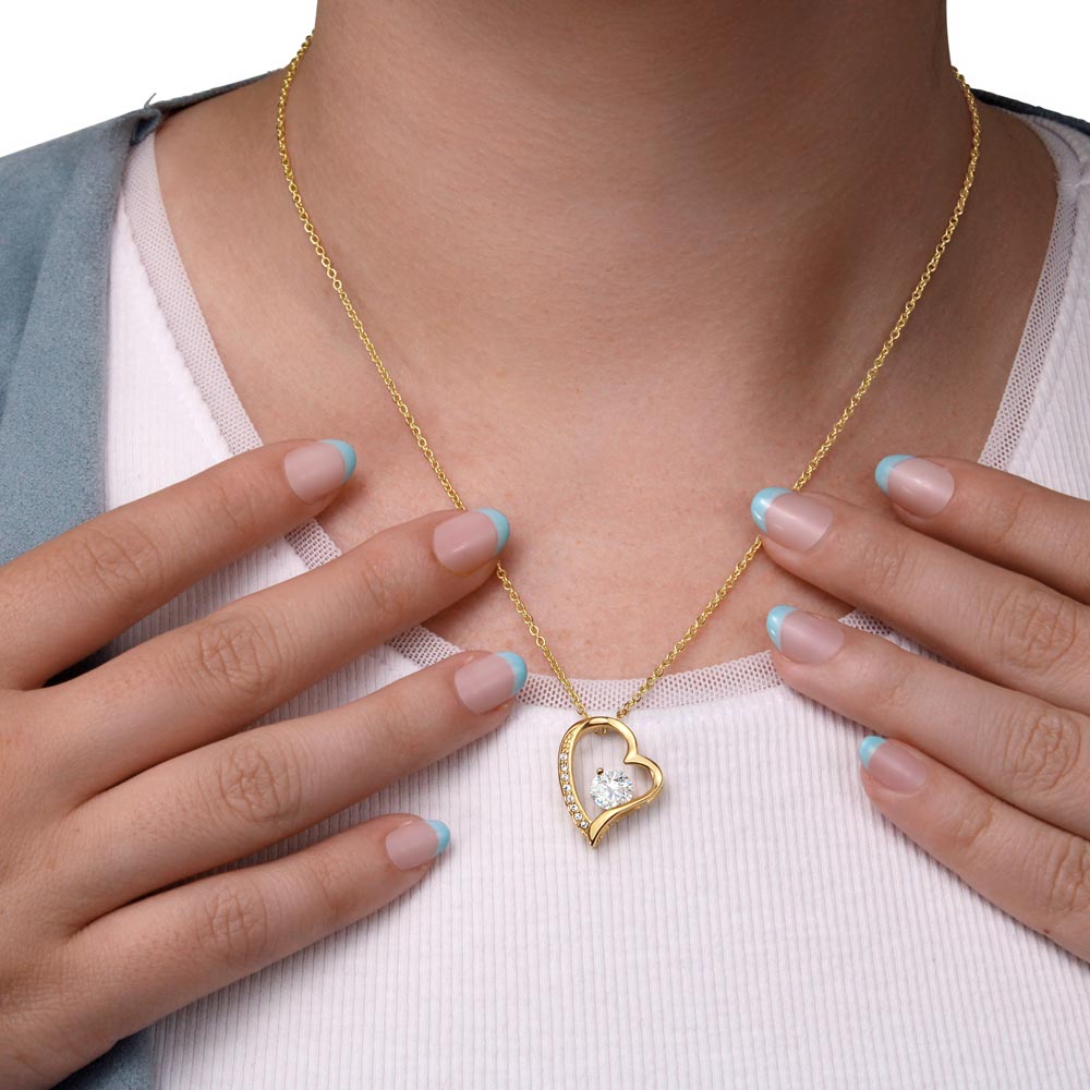 To My Wife Forever Love, Merry Christmas Necklace