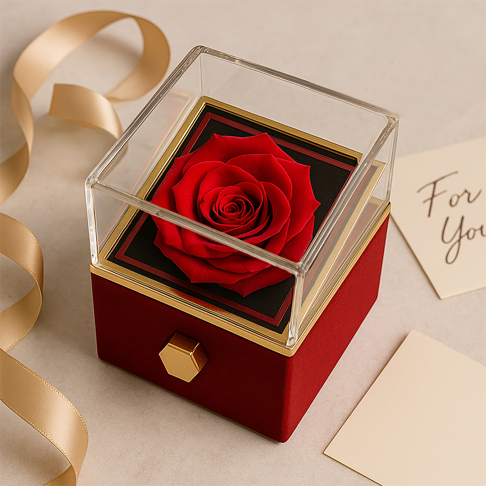 🌹 To My Daughter-in-Law – Rotating Eternal Rose Gift Box