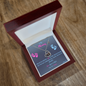 To My Mommy – Baby Footprint Necklace | Gift from Baby with Heartfelt Message Card💝💙