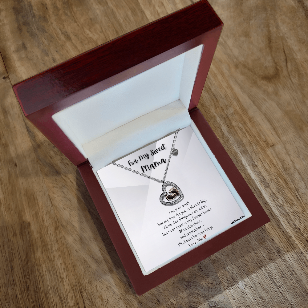 For My Sweet Mama – Footprint Necklace from Baby