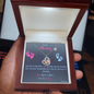 To My Mommy – Baby Footprint Necklace | Gift from Baby with Heartfelt Message Card💝💙