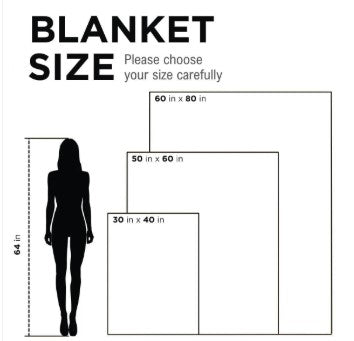 Mom Post Card Plush Blanket