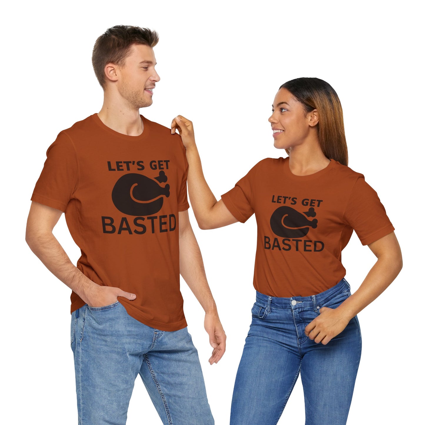 Get Basted Thanksgiving Tee - Unisex Jersey Short Sleeve Tee -