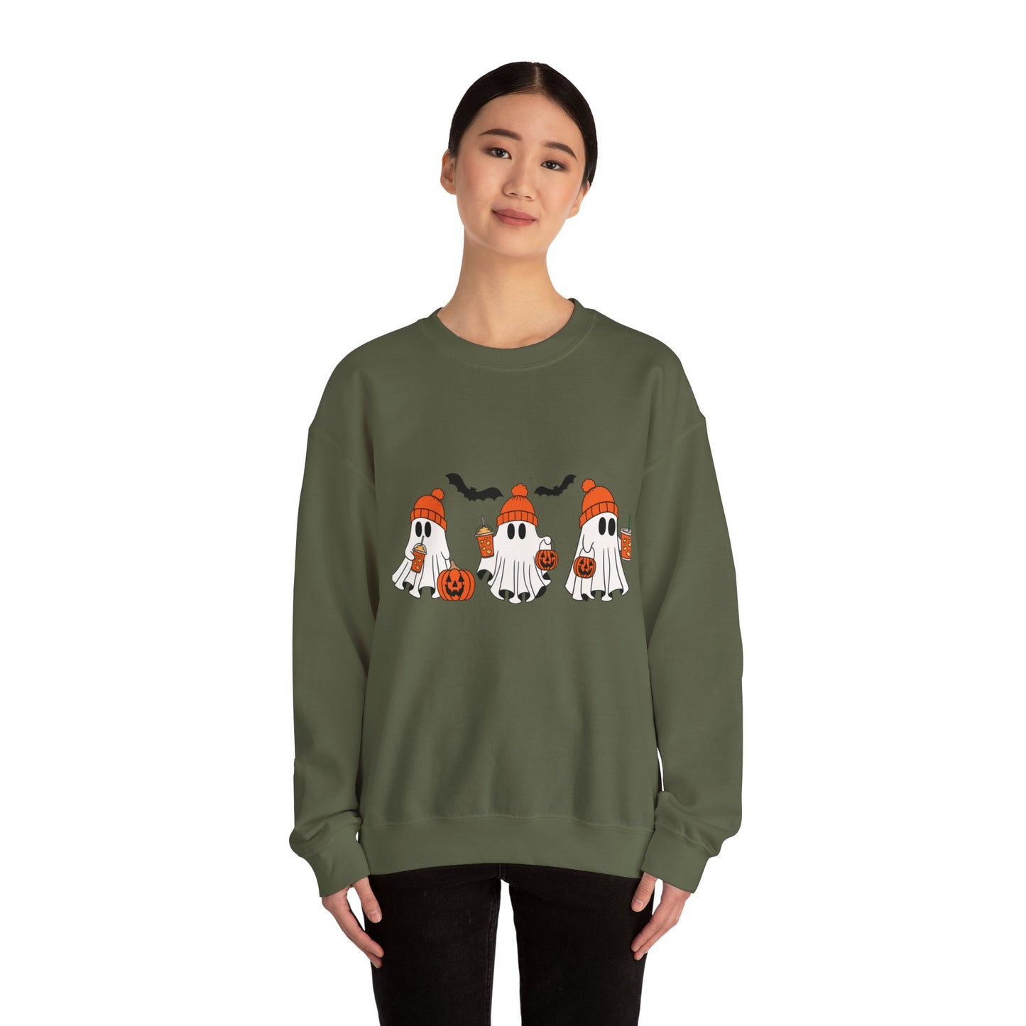 Cute Ghost Crewneck Sweatshirt