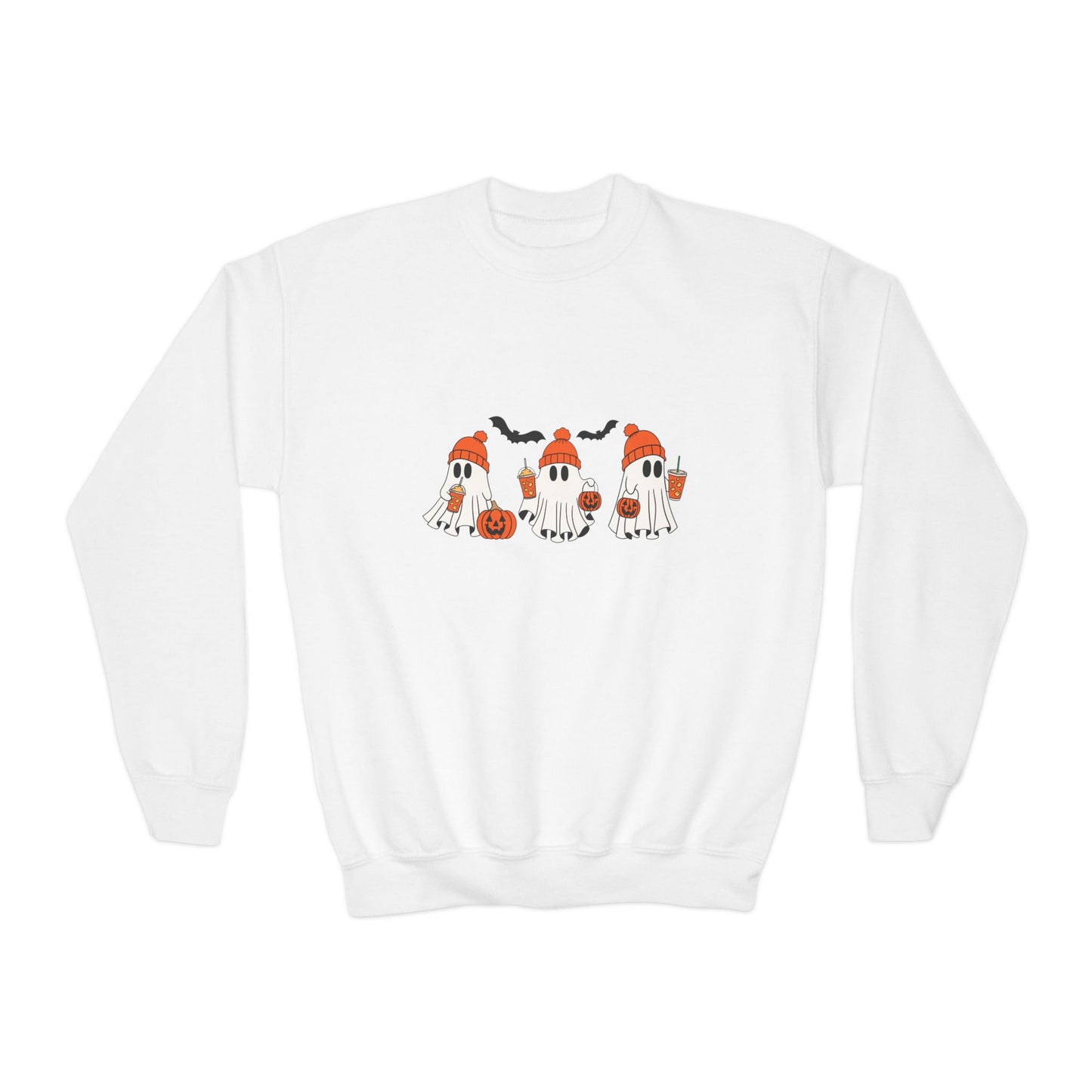 Cute Ghost Sweatshirt- Youth