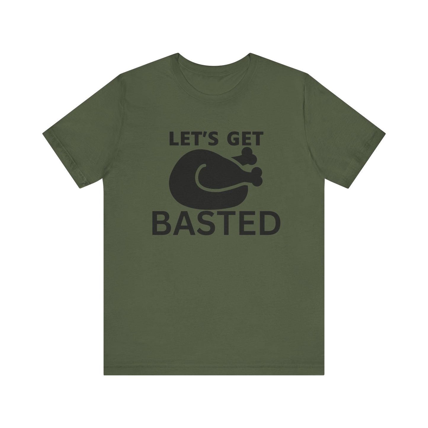 Get Basted Thanksgiving Tee - Unisex Jersey Short Sleeve Tee -