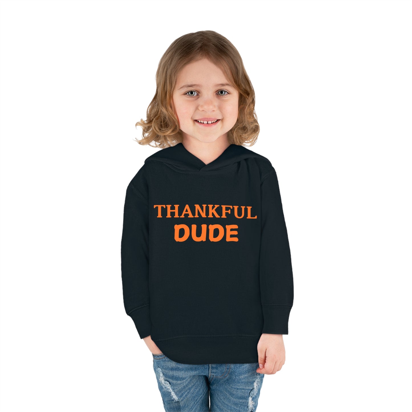 Thankful Dude Thanksgiving Hoodie- Toddler