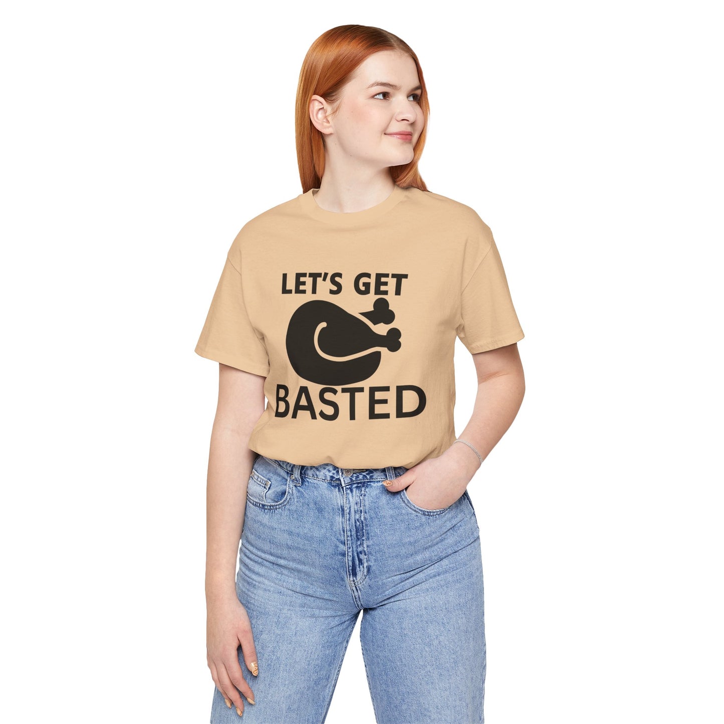 Get Basted Thanksgiving Tee - Unisex Jersey Short Sleeve Tee -