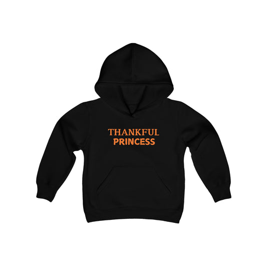 Thankful Princess Thanksgiving Hoodie - Youth