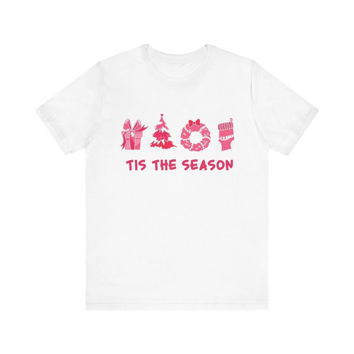 Pink Tis The Season Christmas Tee - Unisex Tee