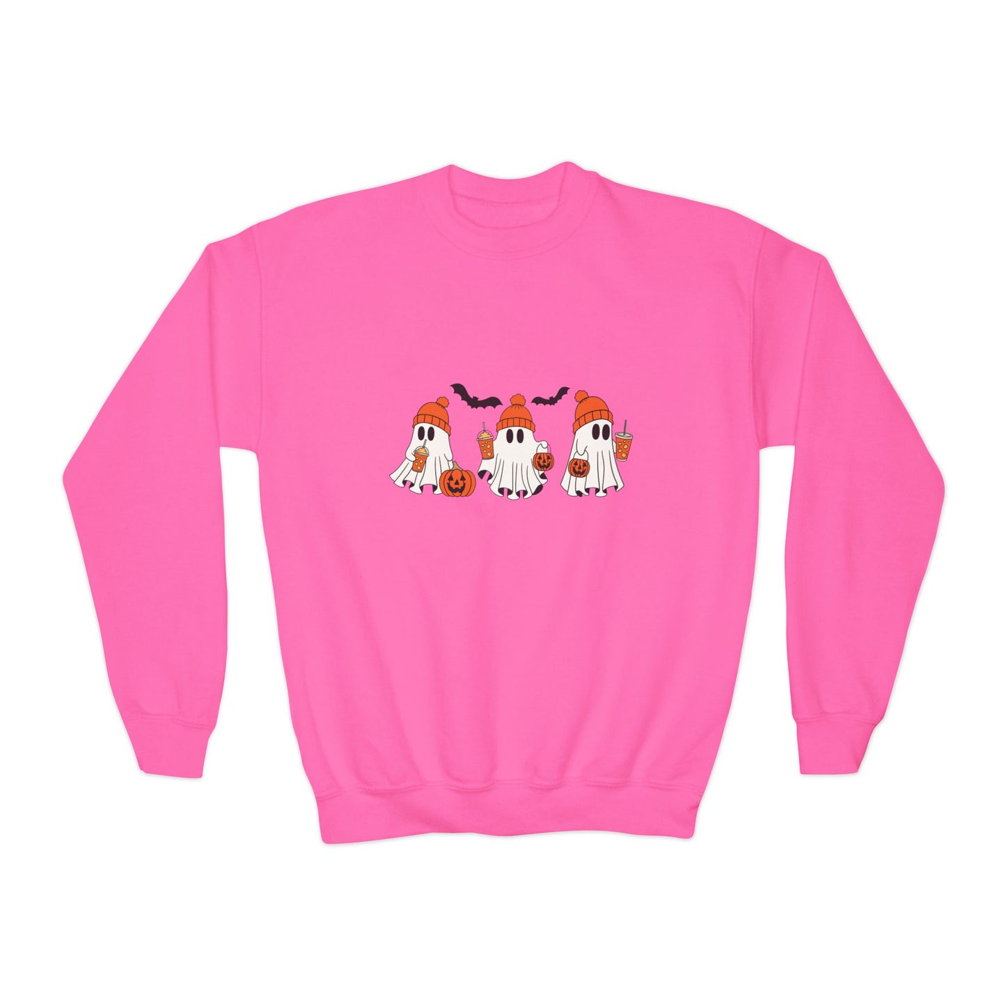 Cute Ghost Sweatshirt- Youth