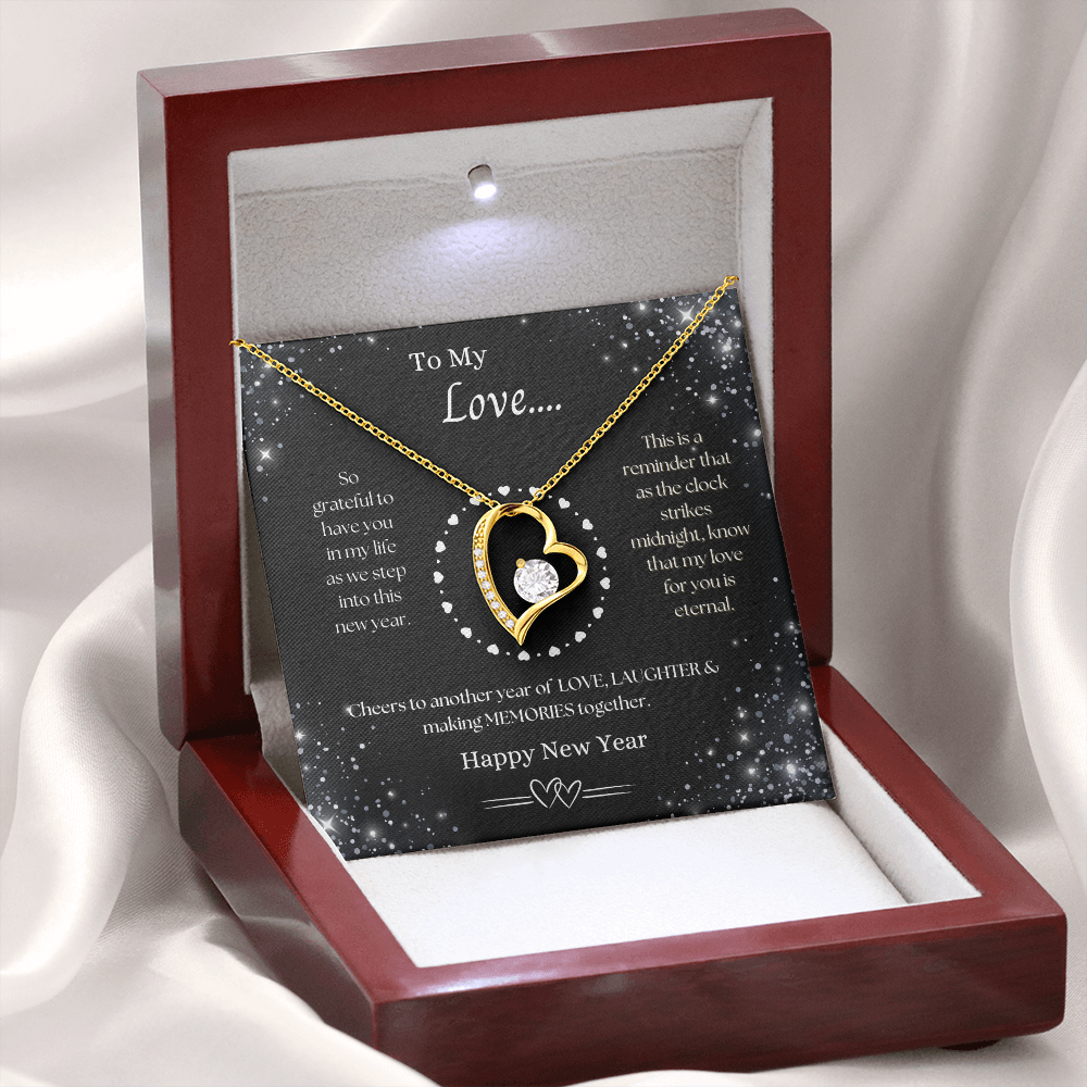 To My Love, New Year Forever Love Necklace