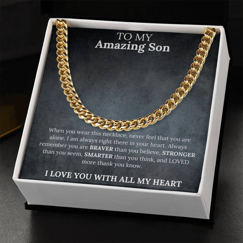 To my Amazing Son Necklace