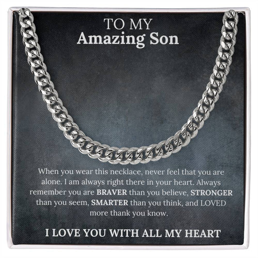 To my Amazing Son Necklace