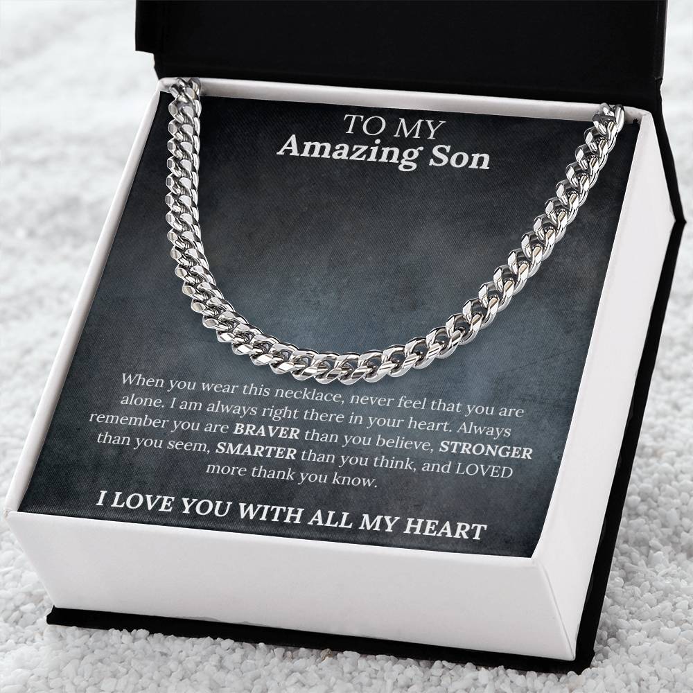 To my Amazing Son Necklace