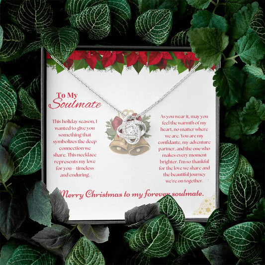 To My Soulmate Merry Christmas Necklace