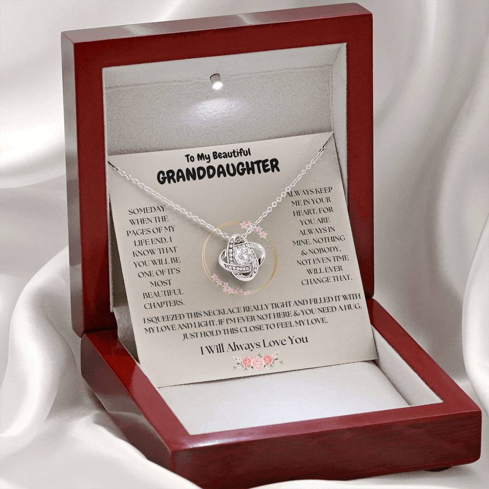 To My Beautiful Granddaughter Necklace BEST SELLER