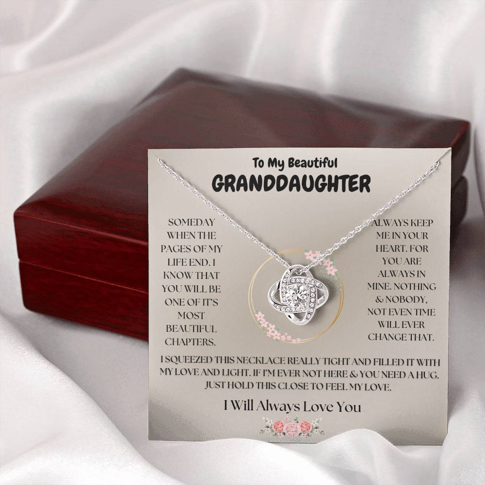 To My Beautiful Granddaughter Necklace BEST SELLER