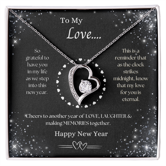 To My Love, New Year Forever Love Necklace