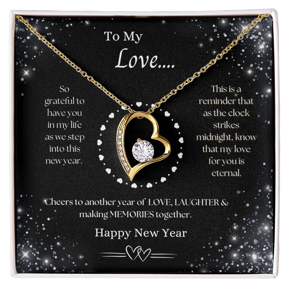 To My Love, New Year Forever Love Necklace