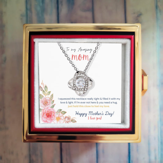 To My Amazing Mom, Mother's Day Rotating Rose Box