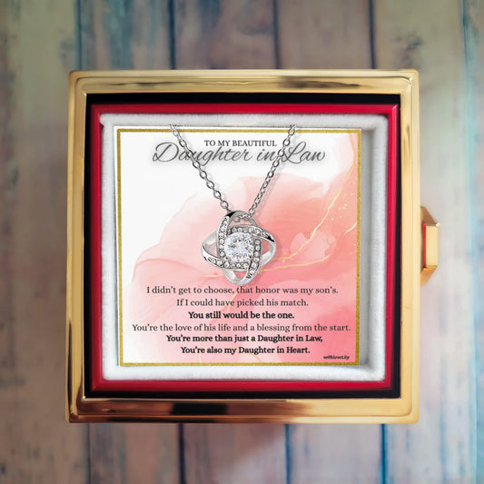 🌹 To My Daughter-in-Law – Rotating Eternal Rose Gift Box